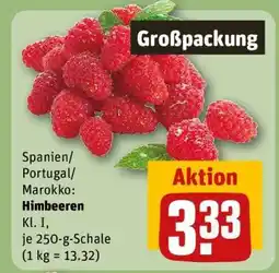 REWE Himbeeren Angebot