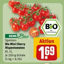 REWE Bio Mini Cherry Rispentomaten Angebot