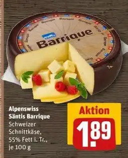 REWE Alpenswiss Säntis Barrique Angebot
