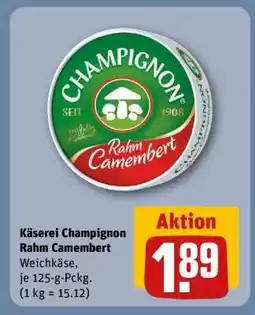 REWE Käserei Champignon Rahm Camembert Angebot
