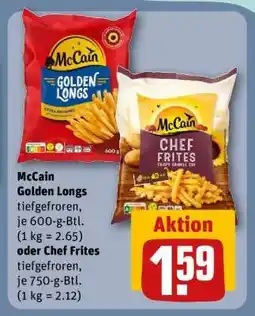 REWE McCain Golden Longs oder Chef Frites Angebot