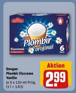 REWE Dovgan Plombir Eiscreme Vanille Angebot