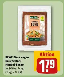 REWE REWE Bio + vegan Räuchertofu Mandel-Sesam Angebot