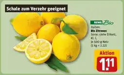 REWE Bio-Zitronen Angebot