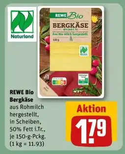 REWE REWE Bio Bergkäse Angebot