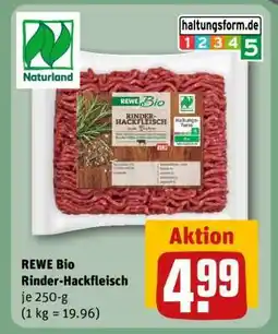 REWE REWE Bio Rinder-Hackfleisch Angebot