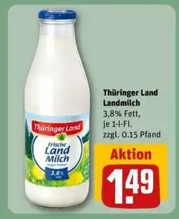REWE Thüringer Land Landmilch Angebot