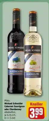 REWE Michael Schneider Cabernet Sauvignon oder Chardonnay Angebot