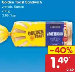Netto Marken-Discount Golden Toast Sandwich Angebot