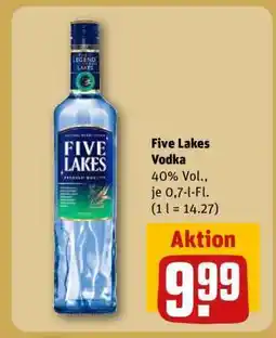 REWE Five Lakes Vodka Angebot