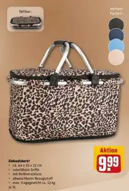 REWE Einkaufskorb Angebot