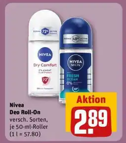 REWE NIVEA Deo Roll-on Angebot