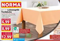 Norma bella casa Leinenoptik-Tischdecke Angebot