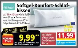 Norma Softgel-Komfort- Schlafkissen Angebot
