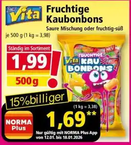 Norma Fruchtige Kaubonbons Angebot