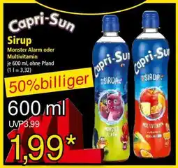 Norma Capri-Sun Sirup Monster Alarm oder Multivitamin Angebot