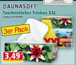 Norma DAUNASOFT Taschentücher Triobox XXL Angebot