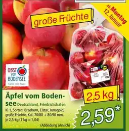 Norma Äpfel vom Bodensee Angebot