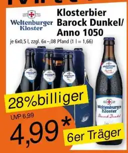 Norma Klosterbier Barock Dunkel/Anno 1050 Angebot