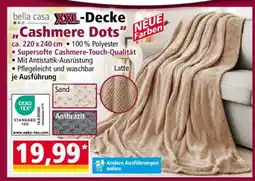 Norma XXL-Decke „Cashmere Dots“ Angebot