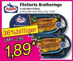 Norma Filetierte Bratheringe Angebot