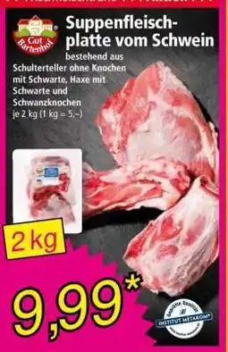 Norma Suppenfleischplatte vom Schwein Angebot
