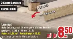 B1 Discount Baumarkt Laminat Angebot