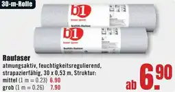 B1 Discount Baumarkt b1 Raufaser Angebot