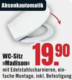 B1 Discount Baumarkt WC-Sitz Madison Angebot
