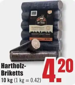 B1 Discount Baumarkt Hartholz Briketts Angebot