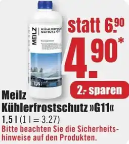 B1 Discount Baumarkt Meilz Kühlerfrostschutz G11 Angebot