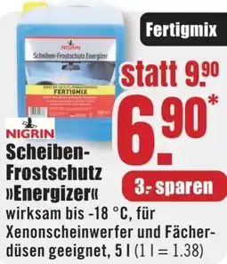 B1 Discount Baumarkt NIGRIN Scheiben Frostschutz Energizer Angebot