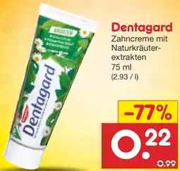 Netto Marken-Discount Dentagard Zahncreme Angebot
