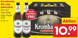 Netto Marken-Discount Krombacher Pils oder Alkoholfrei Angebot