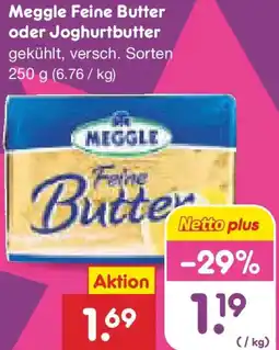 Netto Marken-Discount Meggle Feine Butter oder Joghurtbutter Angebot
