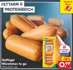 Netto Marken-Discount Geflügel Würstchen to go Angebot