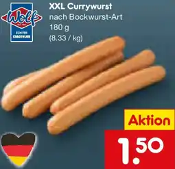 Netto Marken-Discount Wolf XXL Currywurst Angebot
