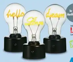 Trends Möbel Tischleuchte Sayings Angebot