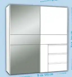 Trends Möbel Kleiderschrank Minnow Angebot