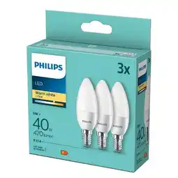 toom Baumarkt Philips Kerzenform E14 Angebot