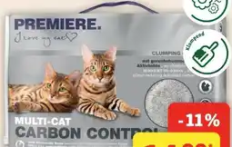 Fressnapf Premiere Tierbedarf Multi-Cat Carbon Control Angebot