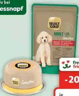 Fressnapf SelectGold Hunde-Nassnahrung Sensitive Angebot