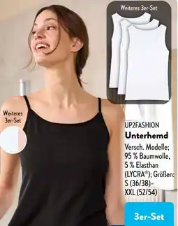 Aldi Süd Up2Fashion Damen Unterhemd 3er Angebot