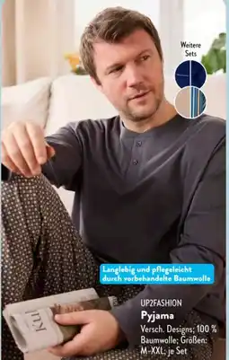 Aldi Süd Up2Fashion Herren Pyjama Angebot