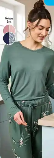 Aldi Süd Up2Fashion Damen Pyjama Angebot