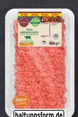 Aldi Süd Fair & Gut Hackfleisch XXL Angebot