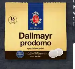 Aldi Süd Dallmayr Prodomo Kaffeepads Spezialveredelt Angebot