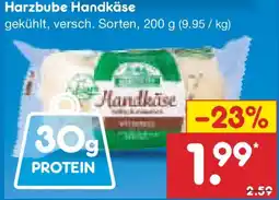 Netto Marken-Discount Harzbube Handkäse Angebot
