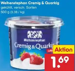 Netto Marken-Discount Weihenstephan Cremig & Quarkig Angebot