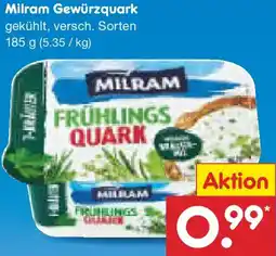 Netto Marken-Discount Milram Gewürzquark Angebot